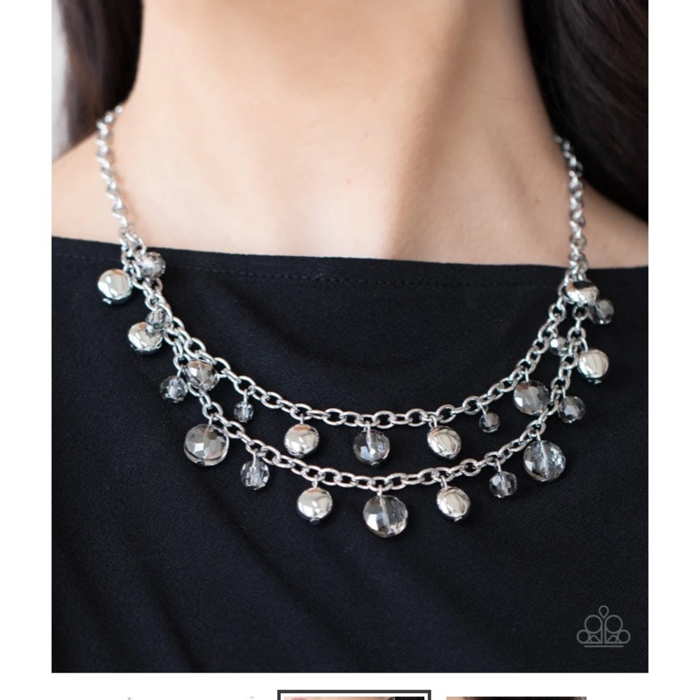 Ethereally Ensconced - Silver necklace set. NWT